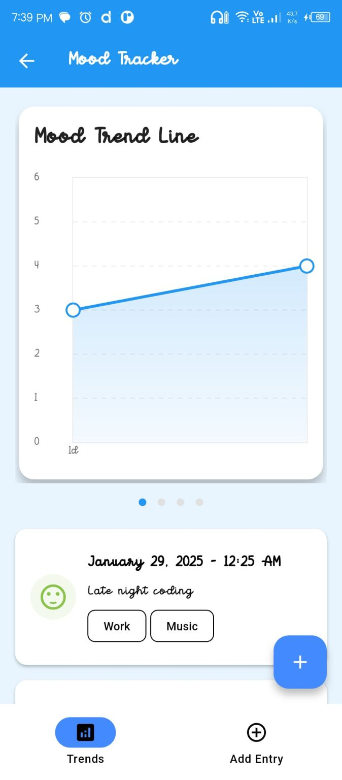 Mood Tracking Feature